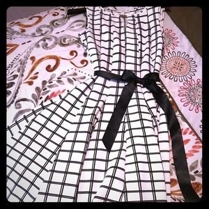 Black and white dress